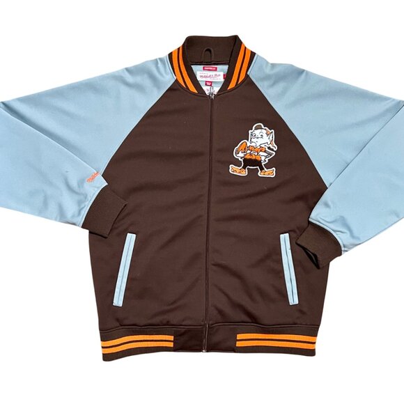 Cleveland Browns Mitchell & Ness Throwbacks Vintage Jacket - Picture 1 of 8